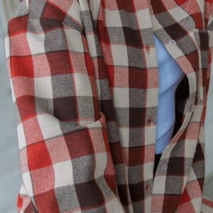 Red Wool inside Shirt