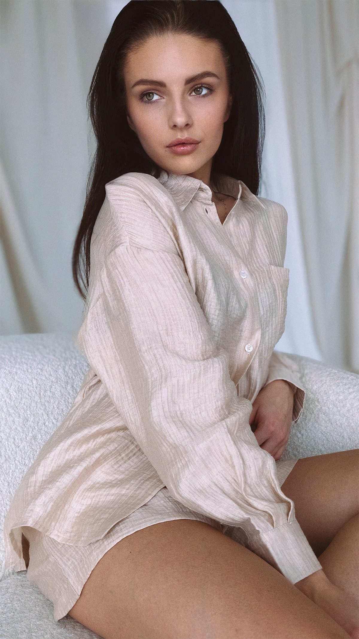 LUMIERE 6 Tensel/Viscose Shorts Set