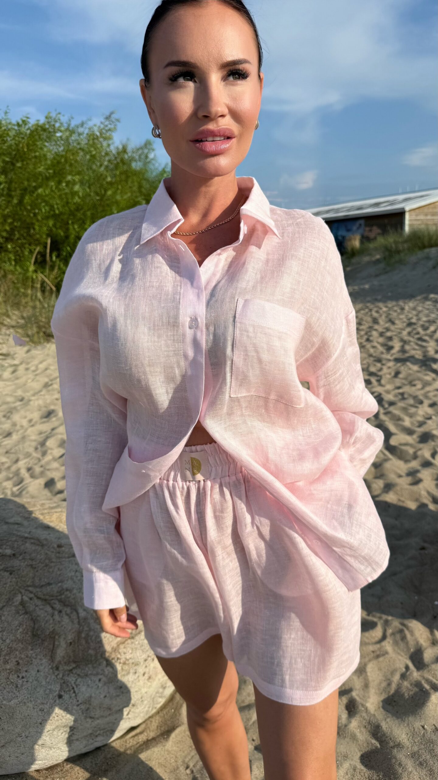 PINK ELFE 89 Premium Veil Linen Set