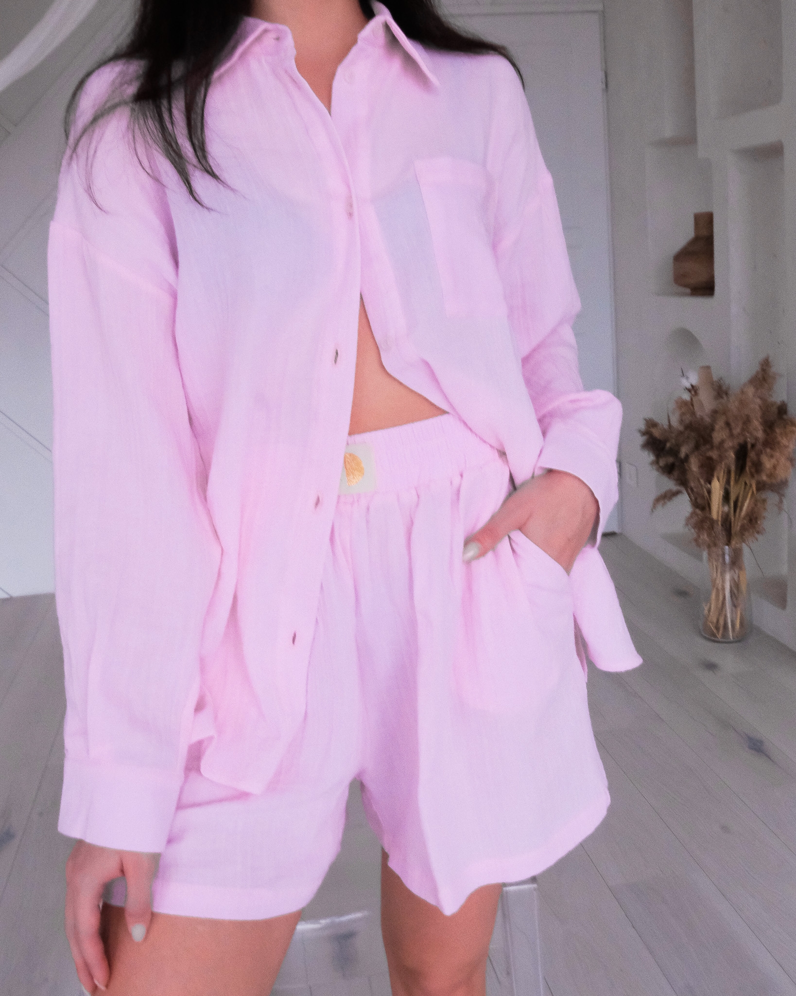 IN LOVE Muslin Shorts Set