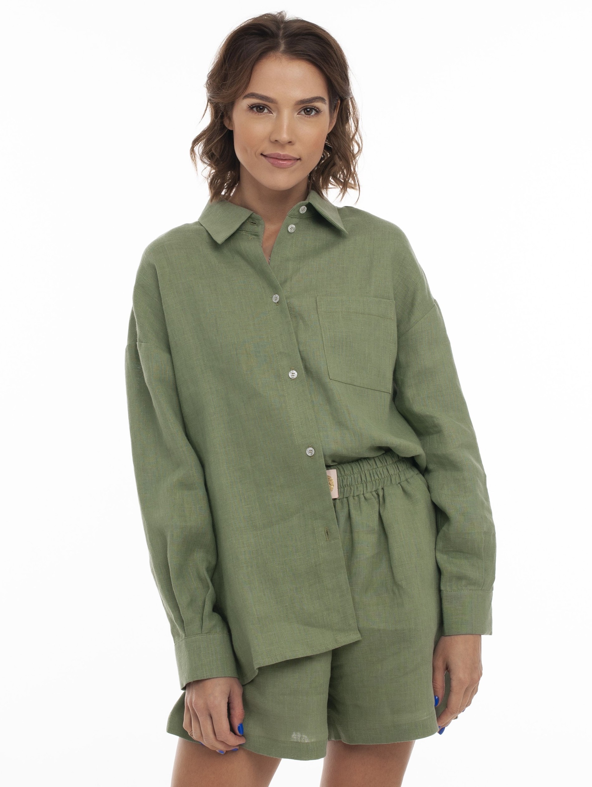 JADE Linen Shorts Set