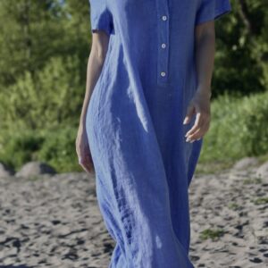 Платье из 100% льна