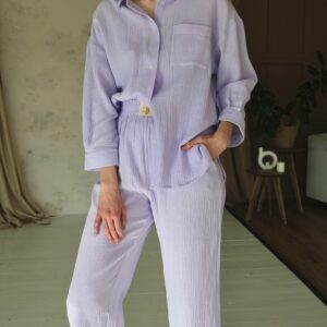 VIOLA CHARM Muslin 3/4 Sleeve + Pants