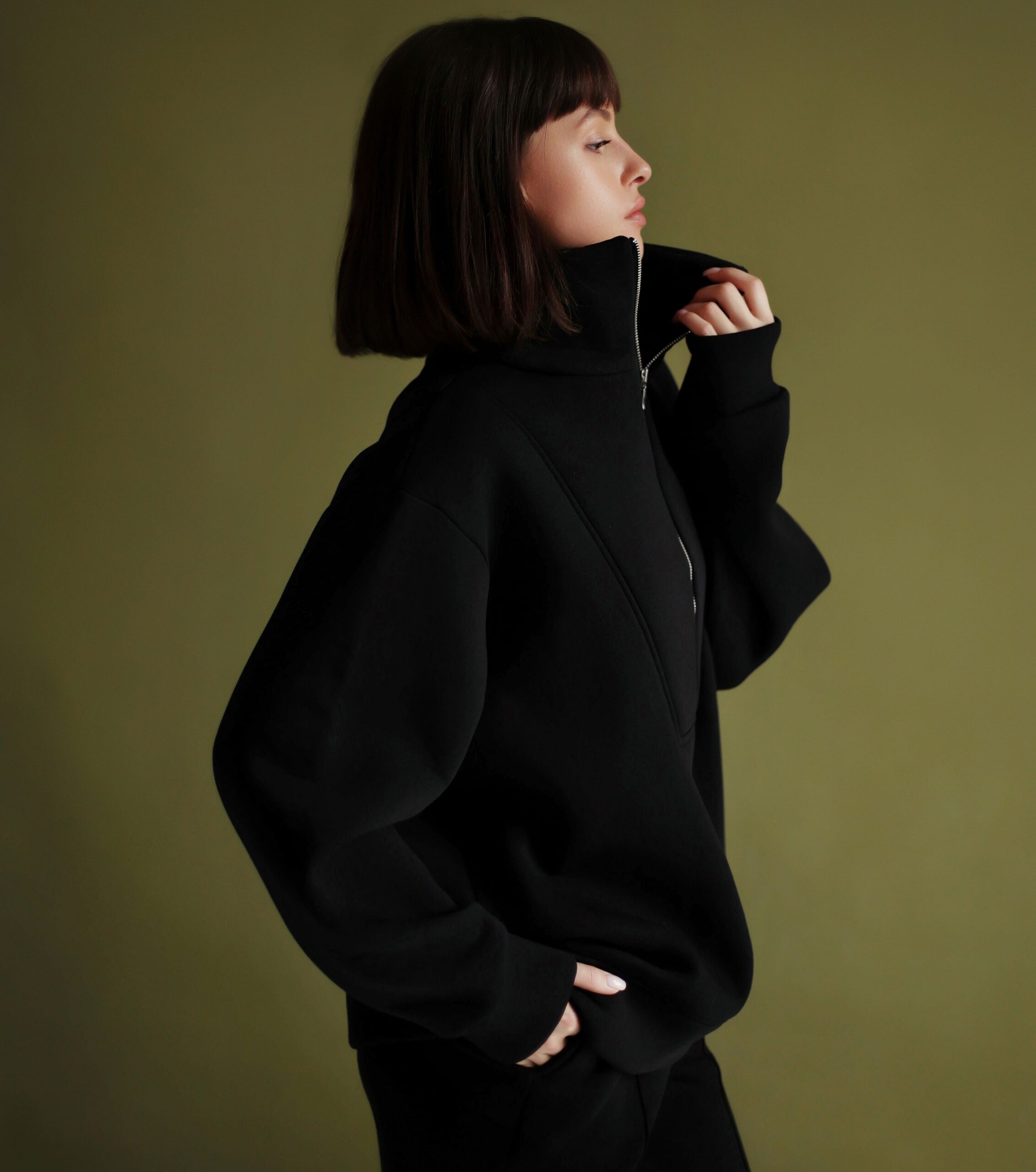 NOIR French Terry Pants Set