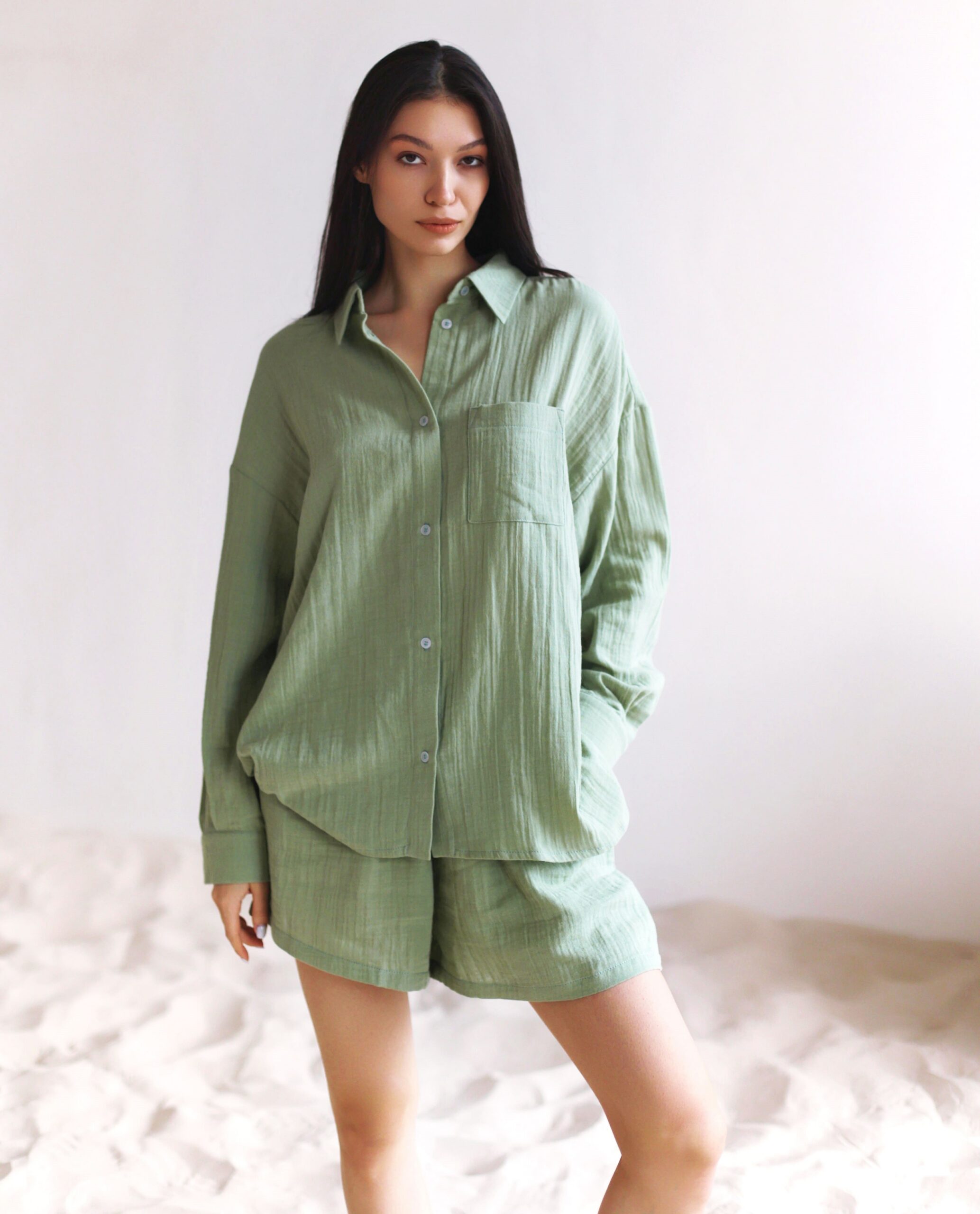 JADE Muslin Shorts Set
