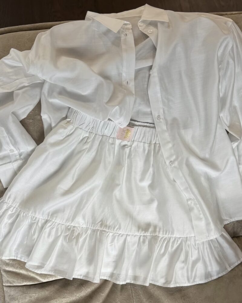 WHITE BLOSSOM Skirt