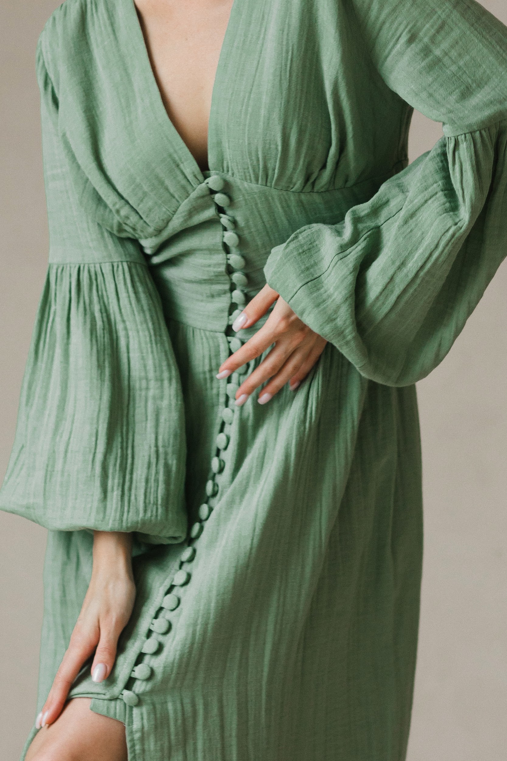 LILY OLIVE Muslin Dress